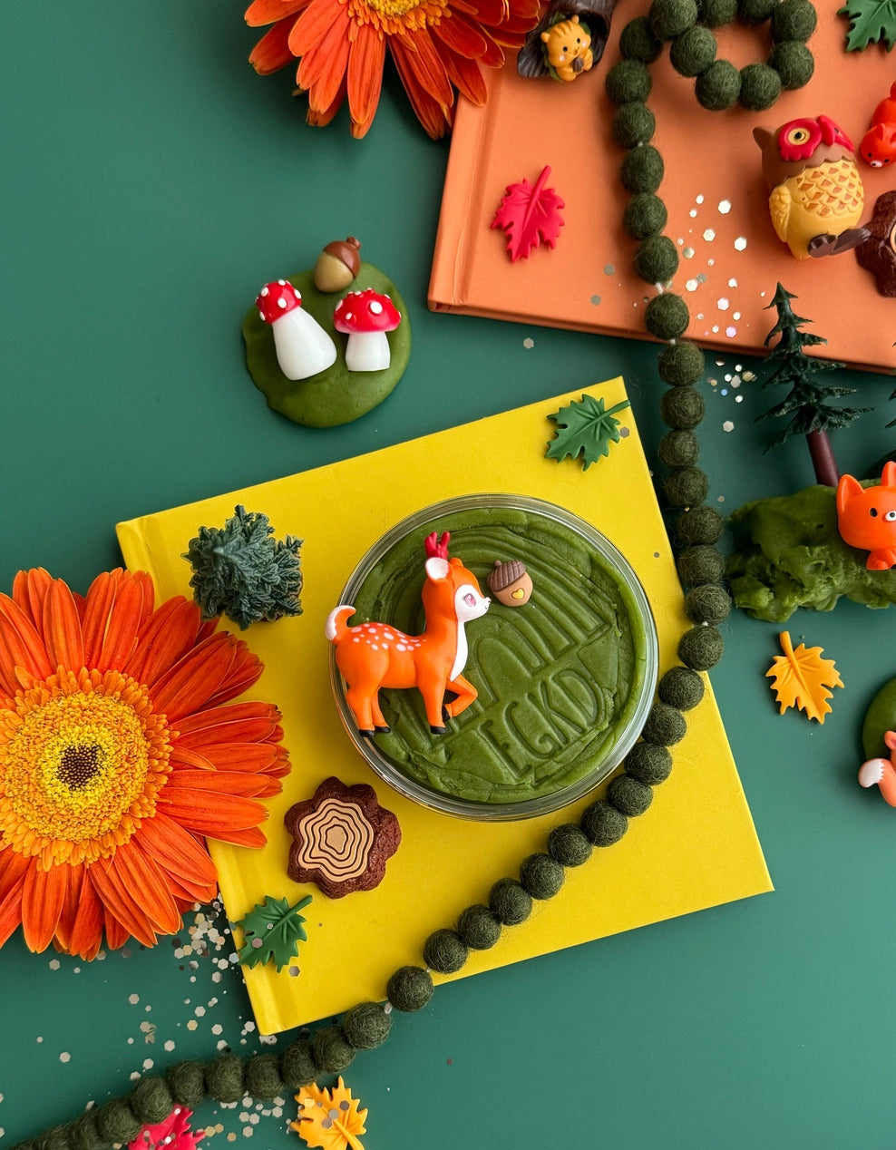 Kit sensoriel de pâte à modeler Forest