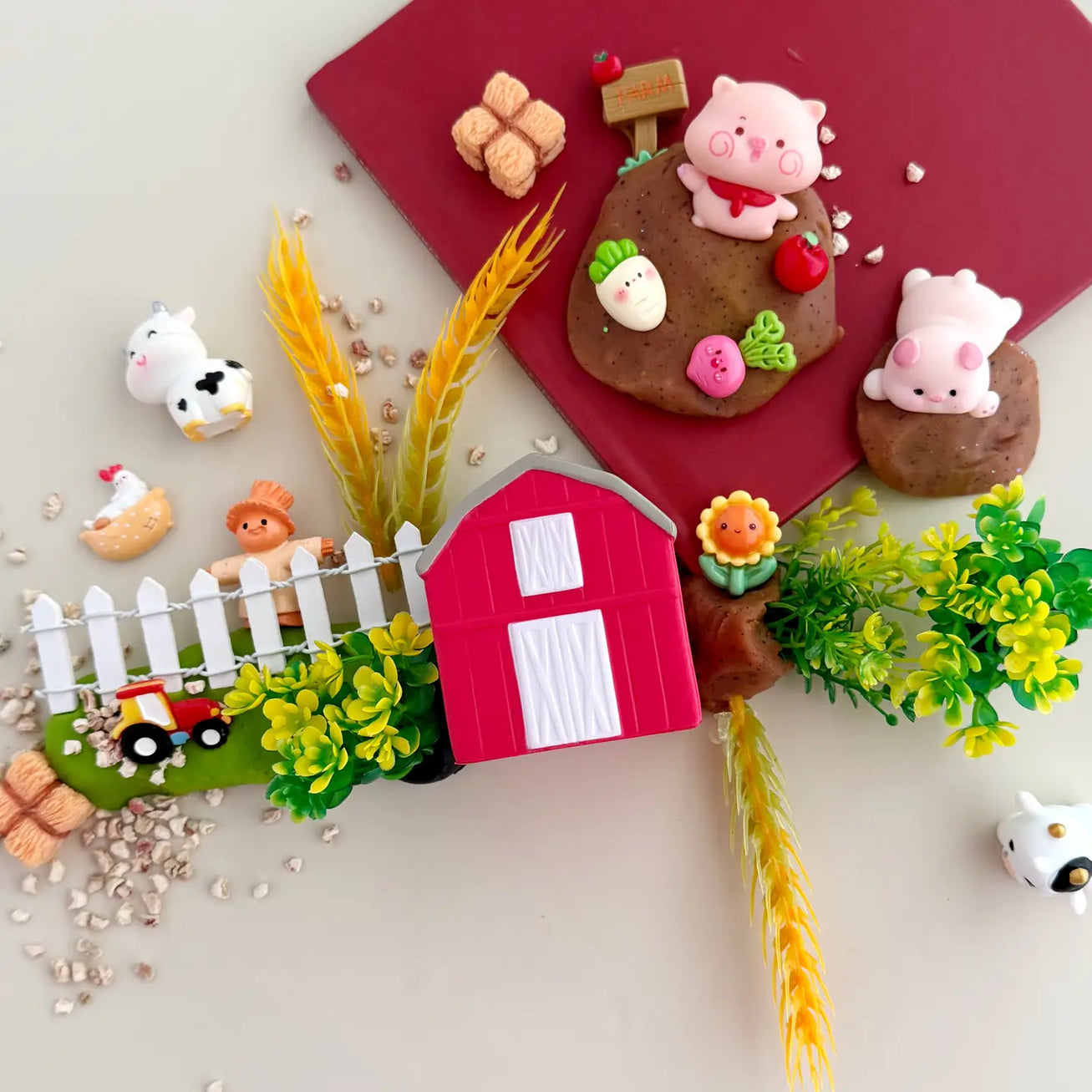 Kit sensoriel de pâte à modeler Farm