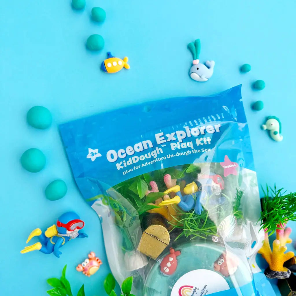 Kit sensoriel de pâte à modeler Explorateur Océan