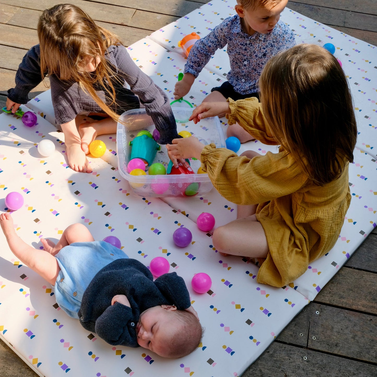 Tapis de vie King Size Waterproof Gommettes