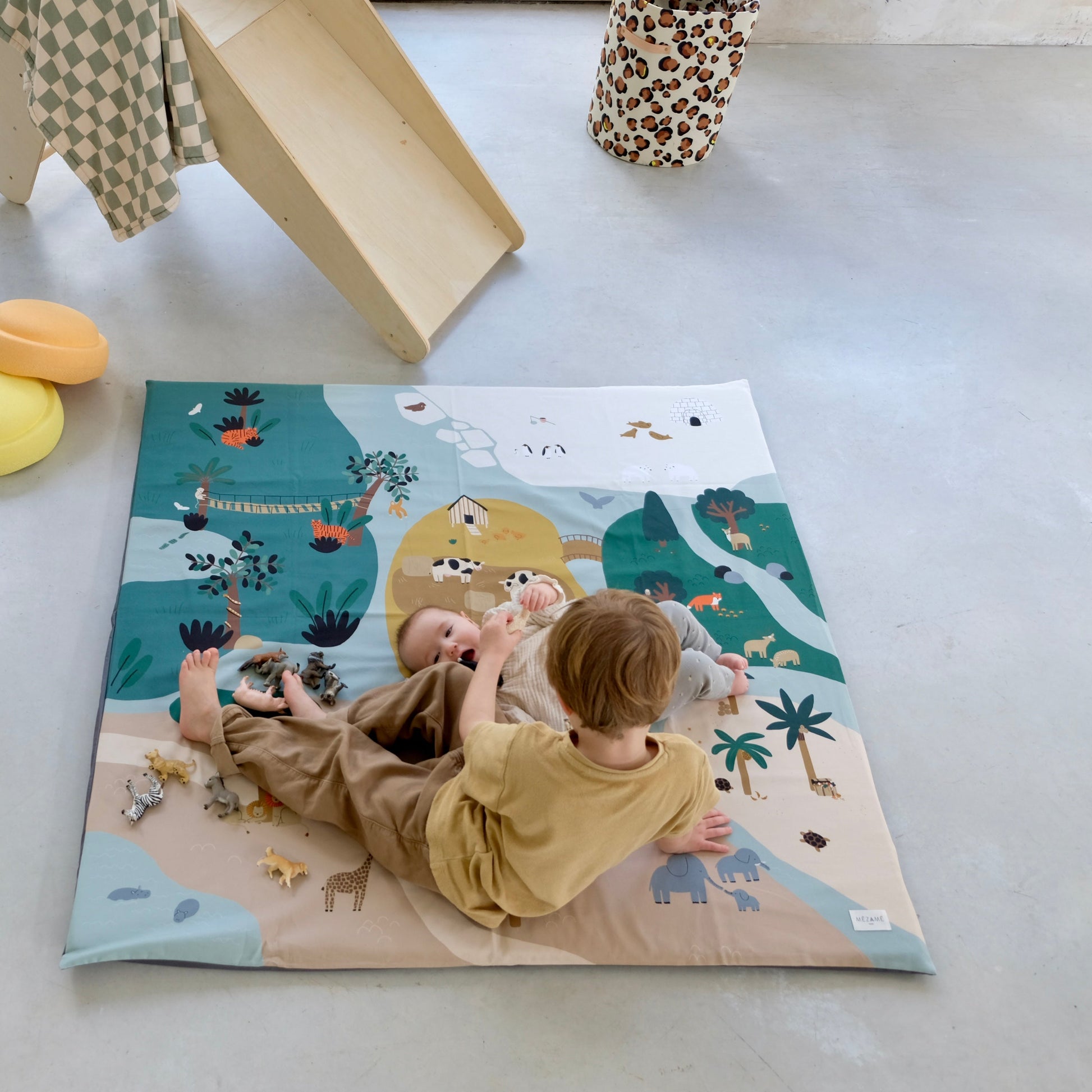 housse animaux jeux à enfiler pour tapis d eveil motricite activite bebe enfant decouverte et education