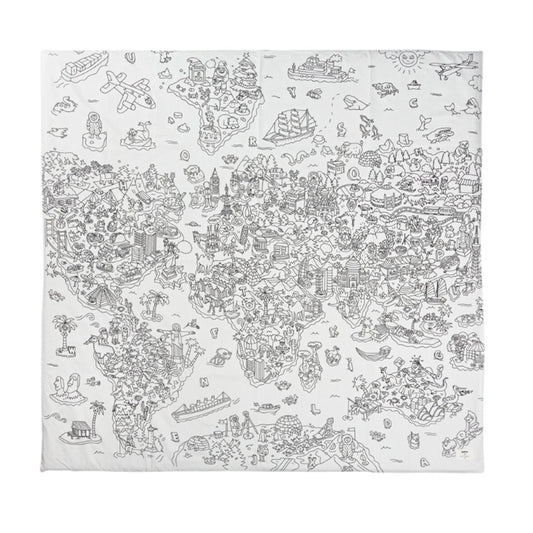 housse coloriage atlas à laver à enfiler pour tapis d eveil motricite activite bebe enfant lavable vide