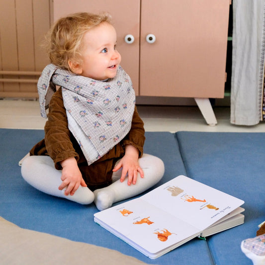 housse pour tapis eveil jeux bebe enfant couleur bleu