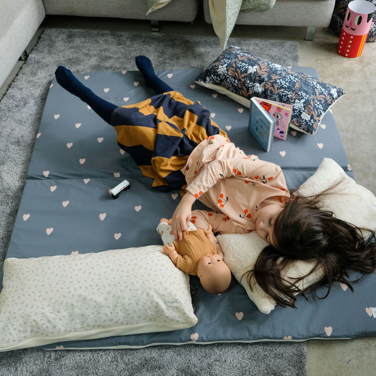 housse tapis de motricite coeur