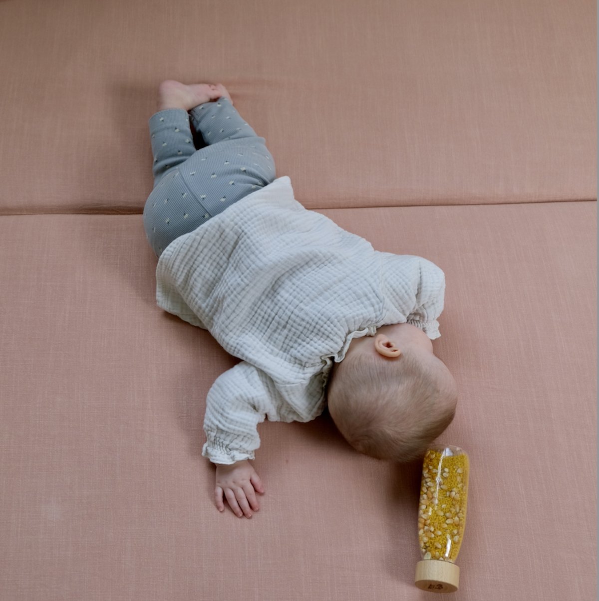 La housse imprimée UNIE PRALINE