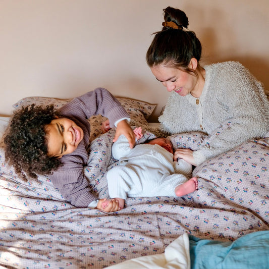 parure linge de lit adulte jersey tout doux imprimé fleurs et carreaux