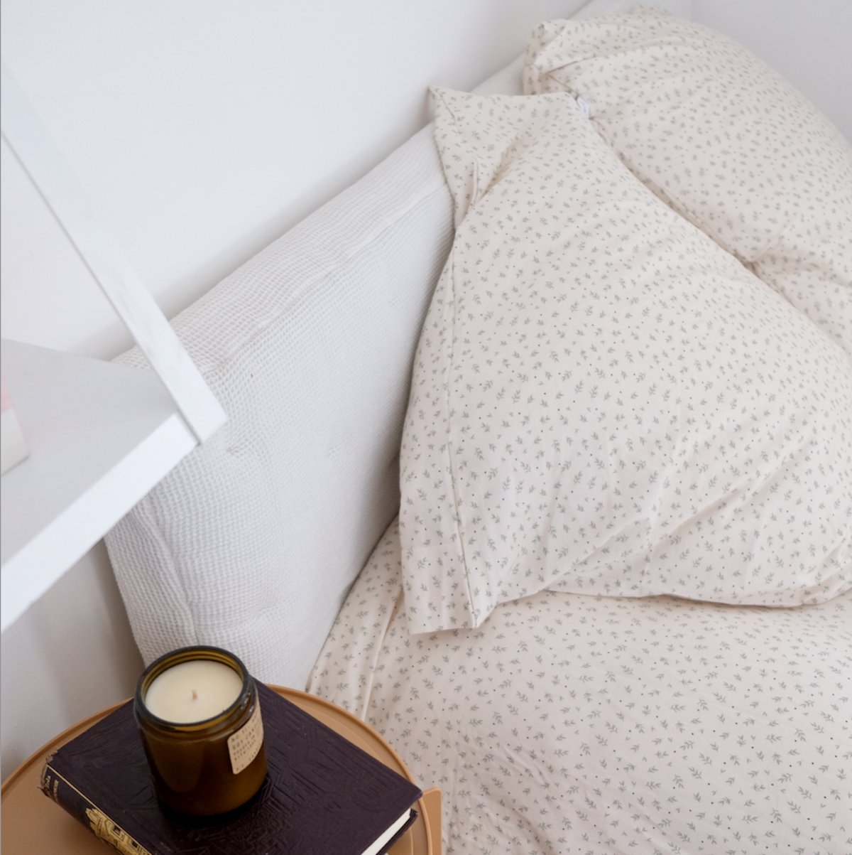 parure linge de lit adulte jersey tout doux jersey  milk