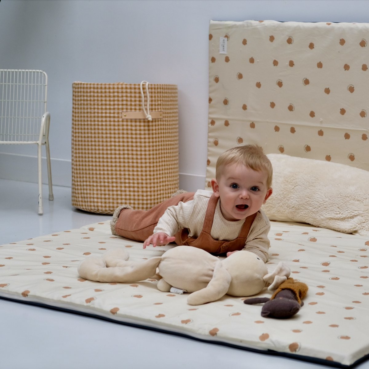 panier de rangement jouet vichy