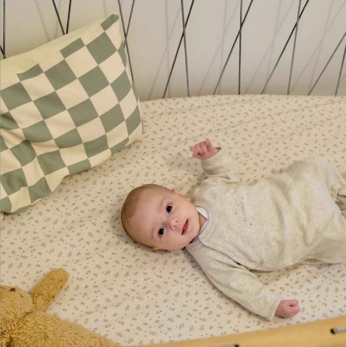 drap housse jersey tout doux cueillette milk