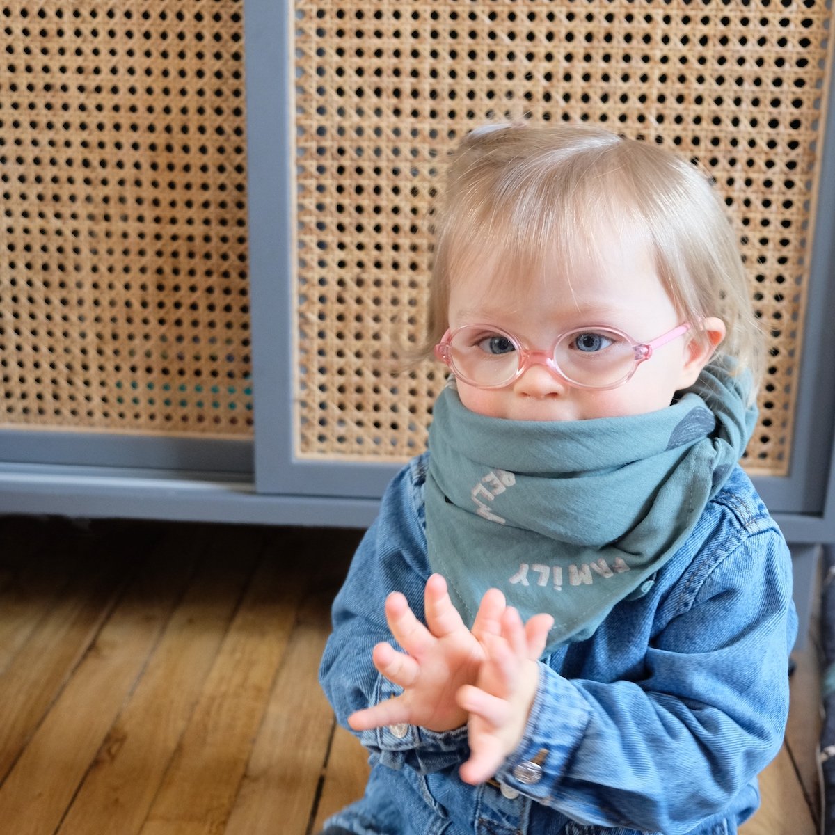 lange gaze de coton indispensable maternité cadeau de naissance imprimé fruits vert