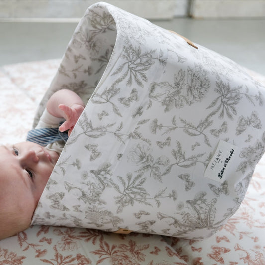 panier de rangement jouets petit bebe enfant  collaboration tartine&chocolat coloris gris