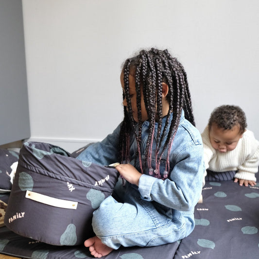 petit panier de rangement motif fruits chambre kids