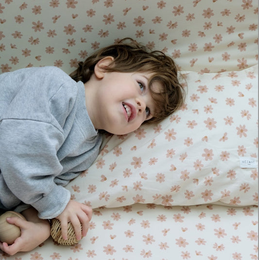 coussin enfant adulte doux fleuri 