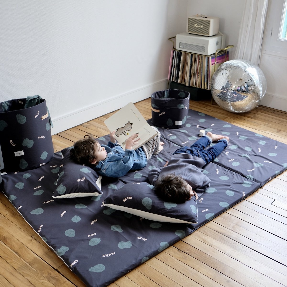 coussin tout confort imprimé fruité 