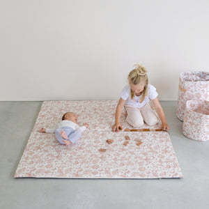baby and toddler activity and play mat tartine&chocolat collaboration pink colourway
