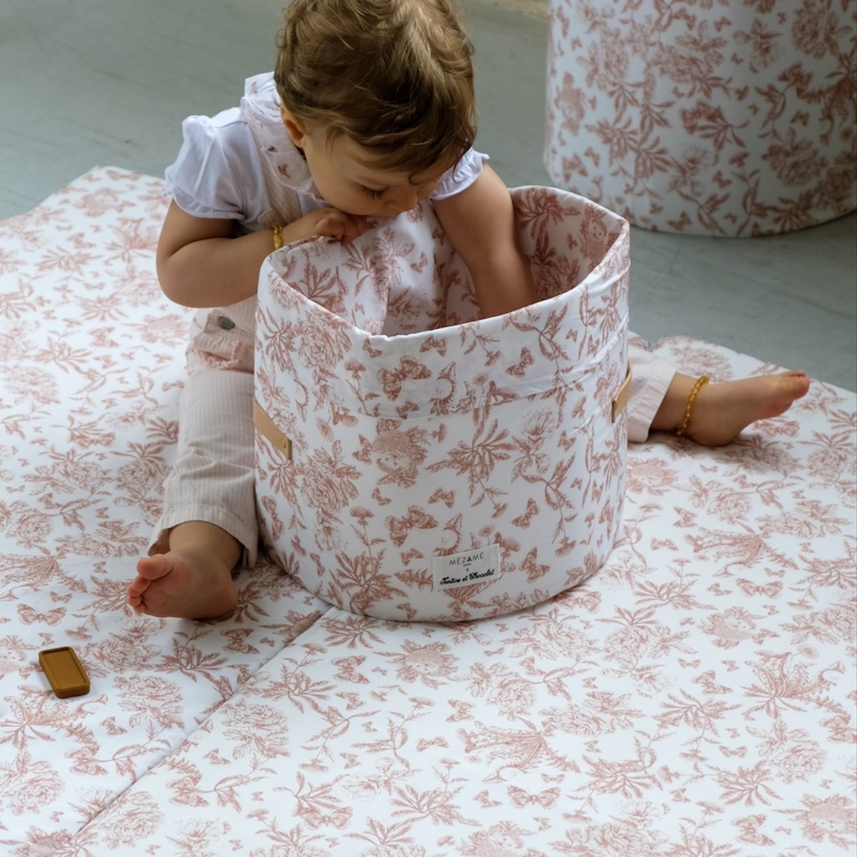 tapis d eveil motricite et jeux bebe enfant  tartine&chocolat coloris rose