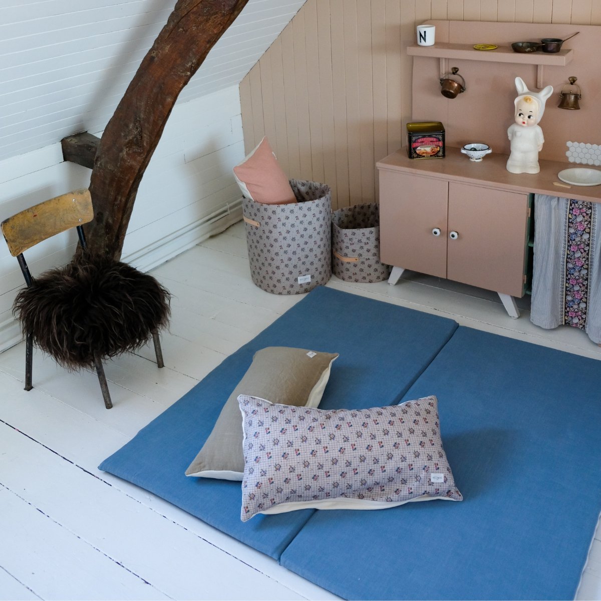 tapis motricite et jeux bebe enfant  couleur bleu