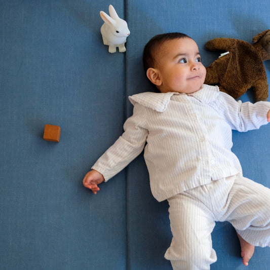 tapis d eveil motricite et jeux bebe enfant  couleur bleu