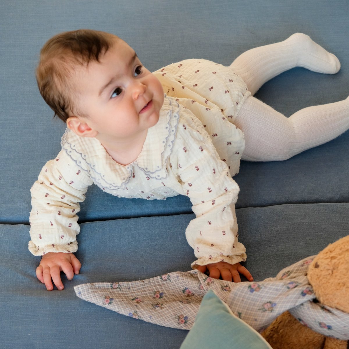 tapis jeux bebe enfant  bleu