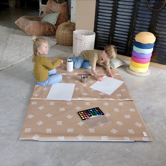 tapis d eveil  motricite et jeux bebe enfant grand format XXL waterproof imprimé aire de je 