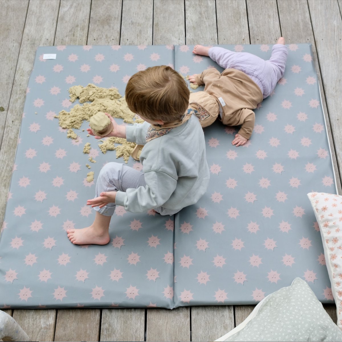 tapis d eveil motricite et jeux bebe enfant 
waterproof imprimé soleil
