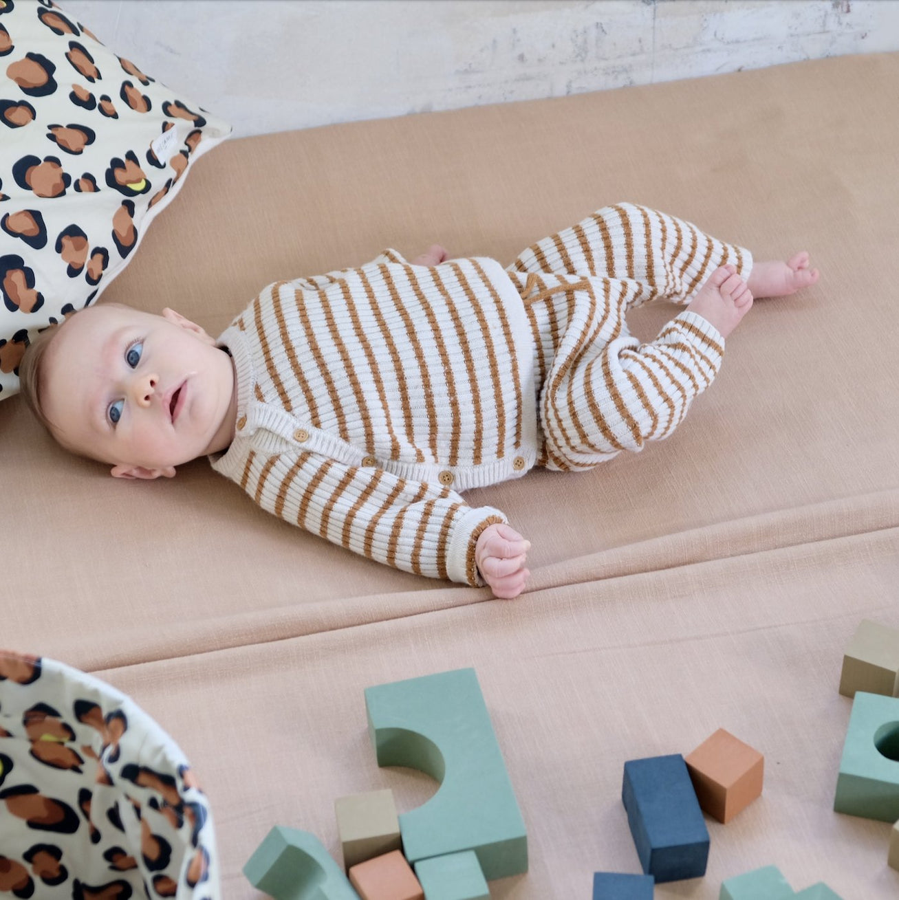 tapis d'éveil et motricité et jeux bebe enfant grand format XXL cassonade