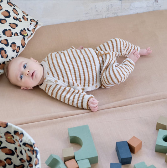tapis d'éveil et motricité et jeux bebe enfant grand format XXL cassonade
