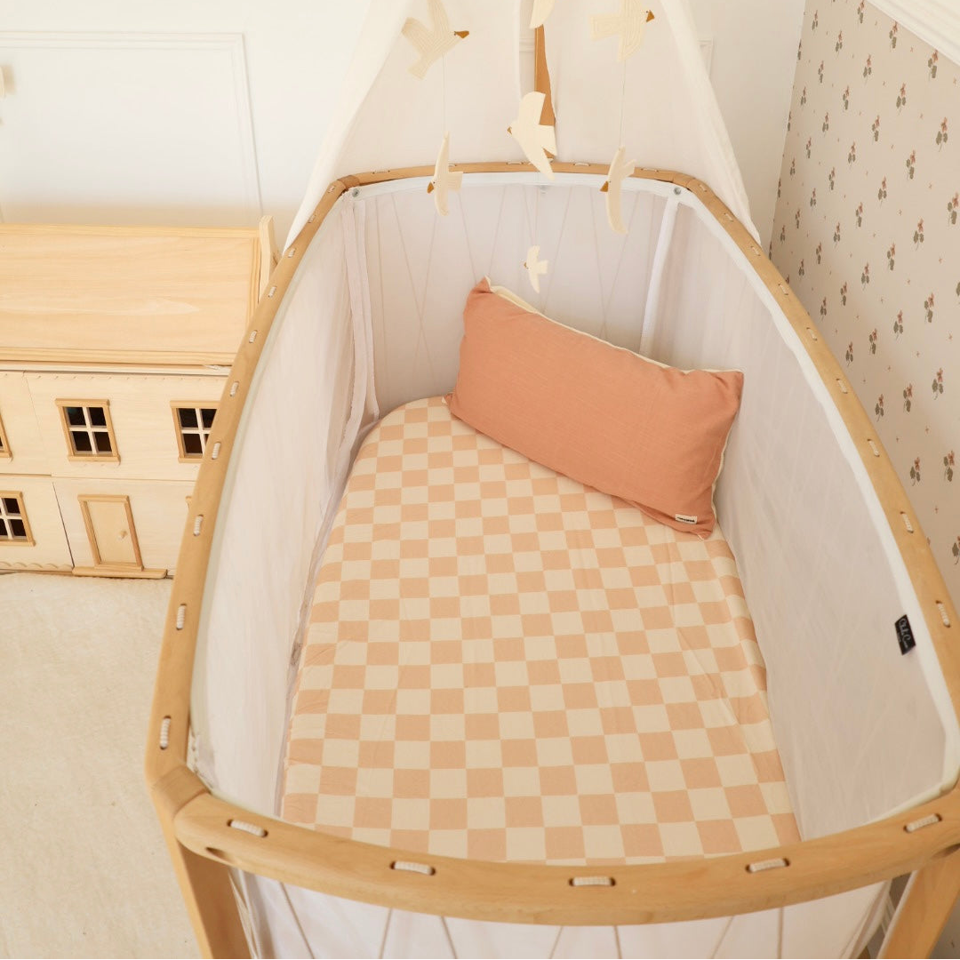 Drap Housse Damier Barbe à Papa