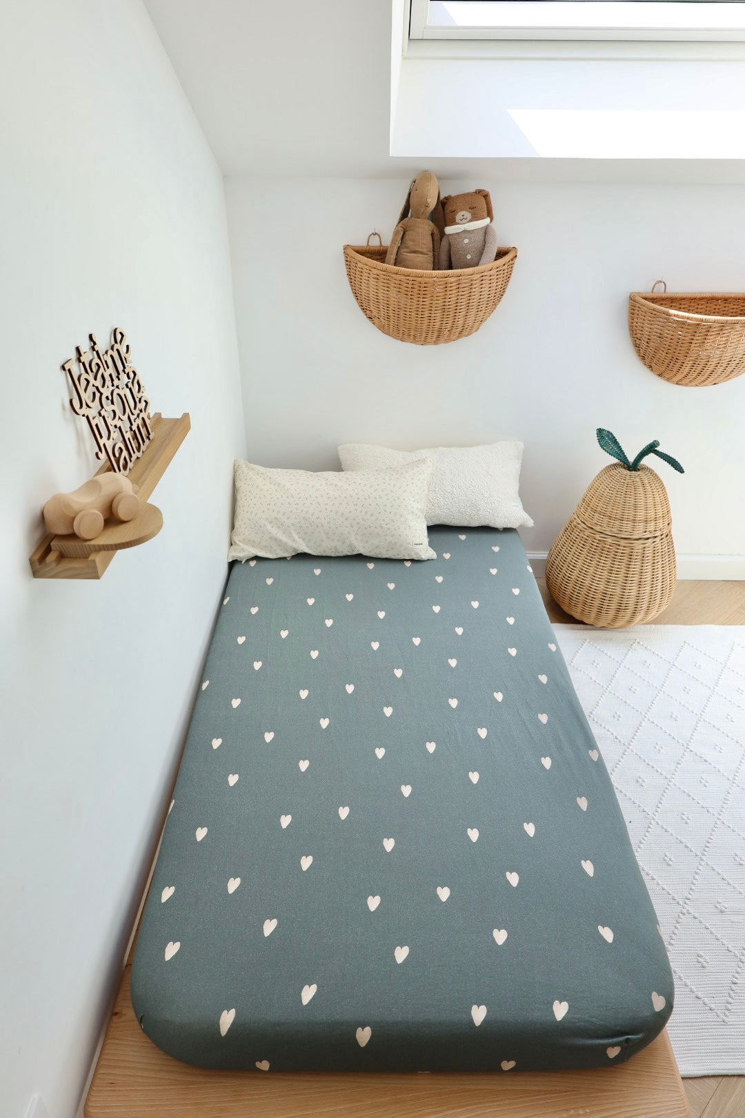 Love Affair Eucalyptus Fitted Sheet 