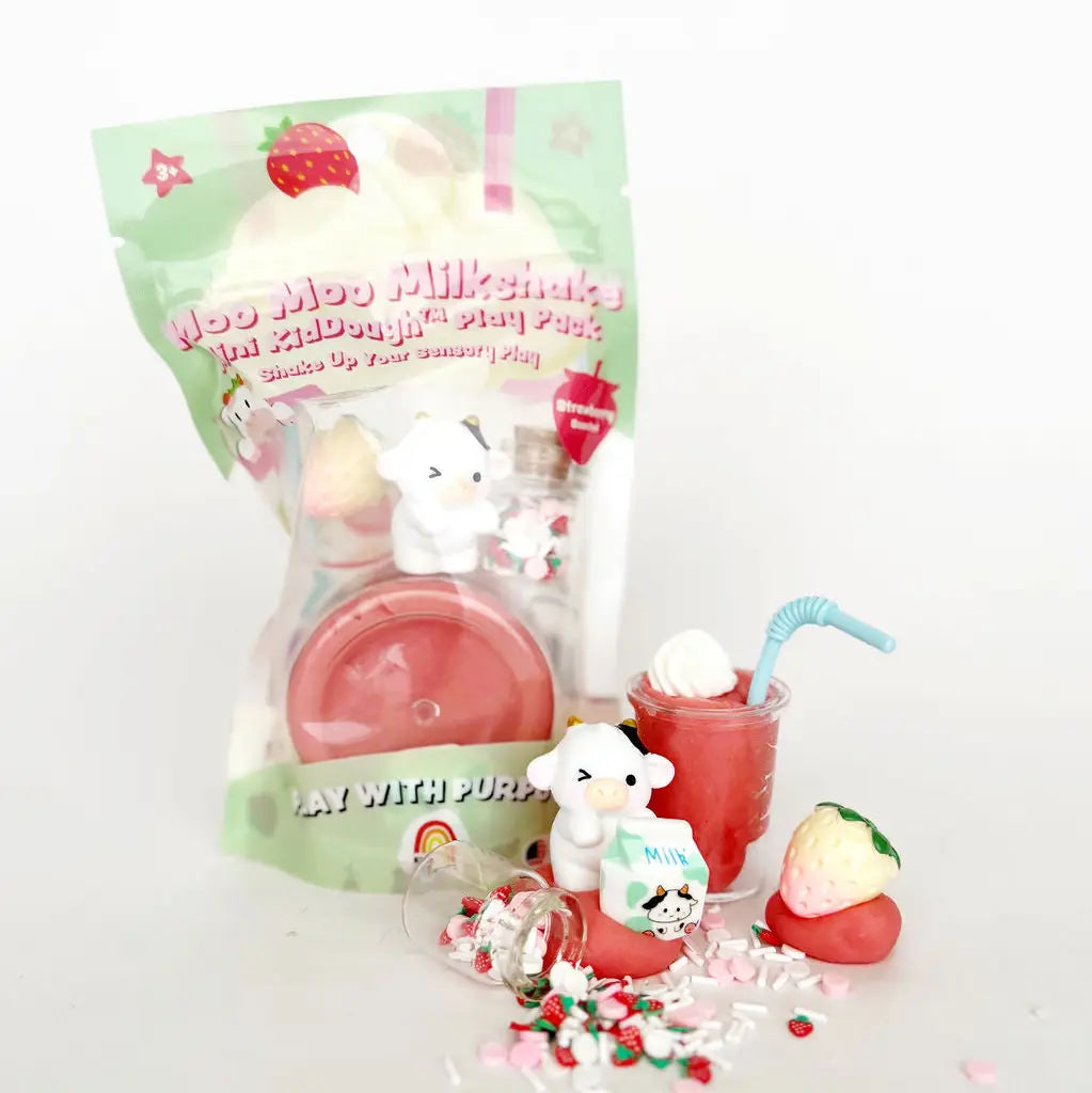 Mini kit sensoriel de pâte à modeler Milkshake Meuh