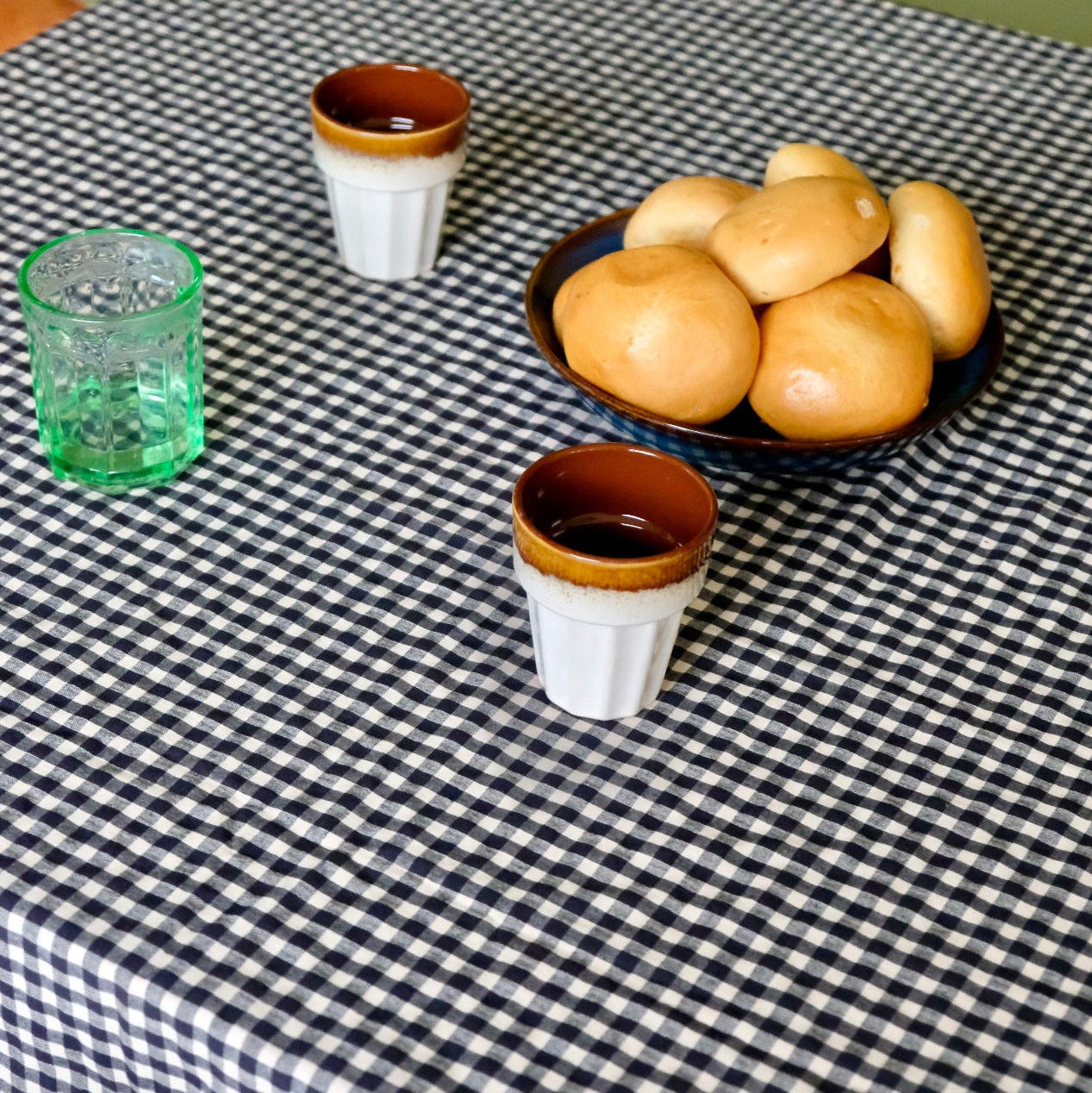 Nappe Vichy Réglisse