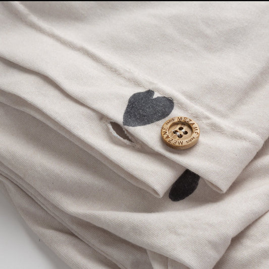 parure de linge de lit zip et bouton
