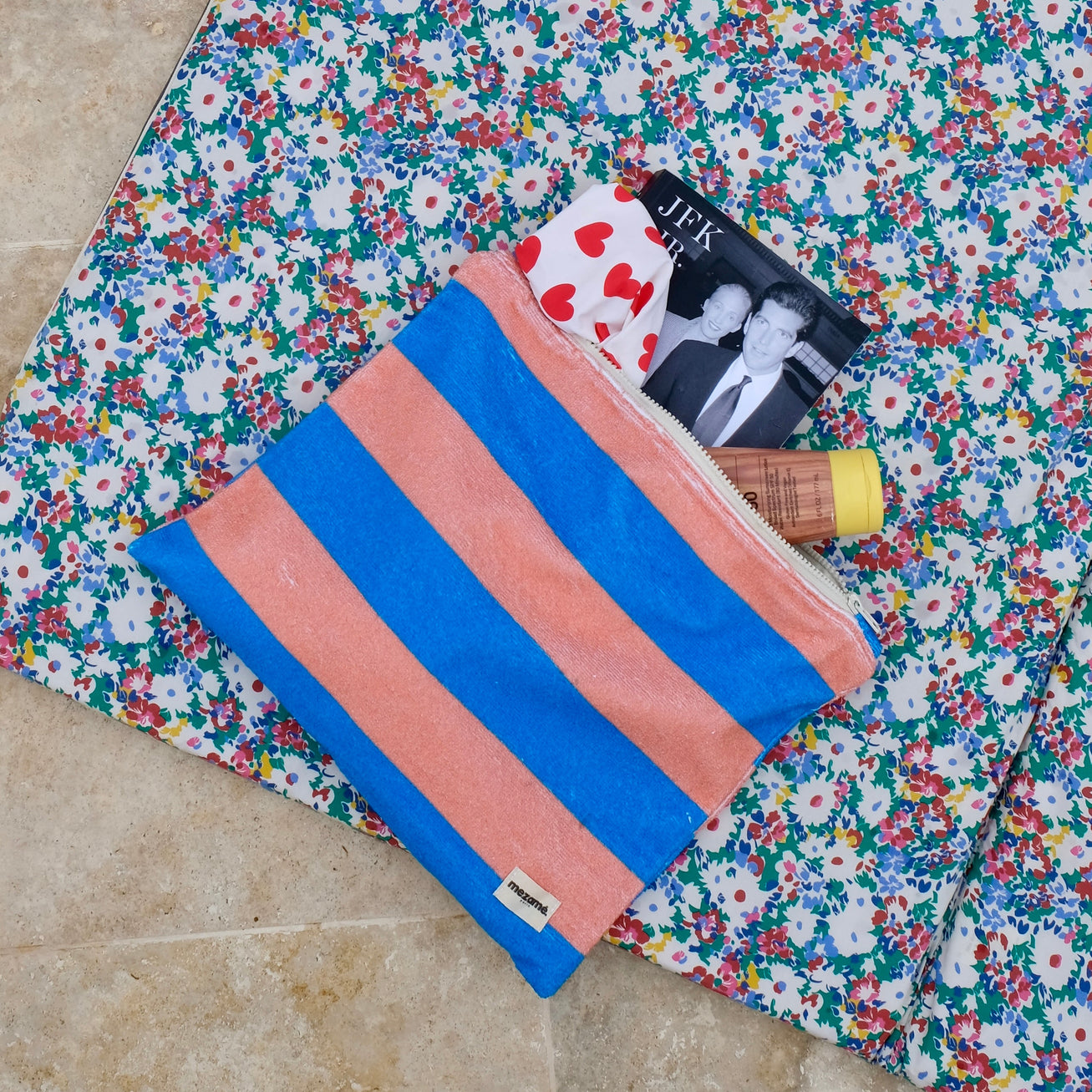 Pochette en éponge Arlequin