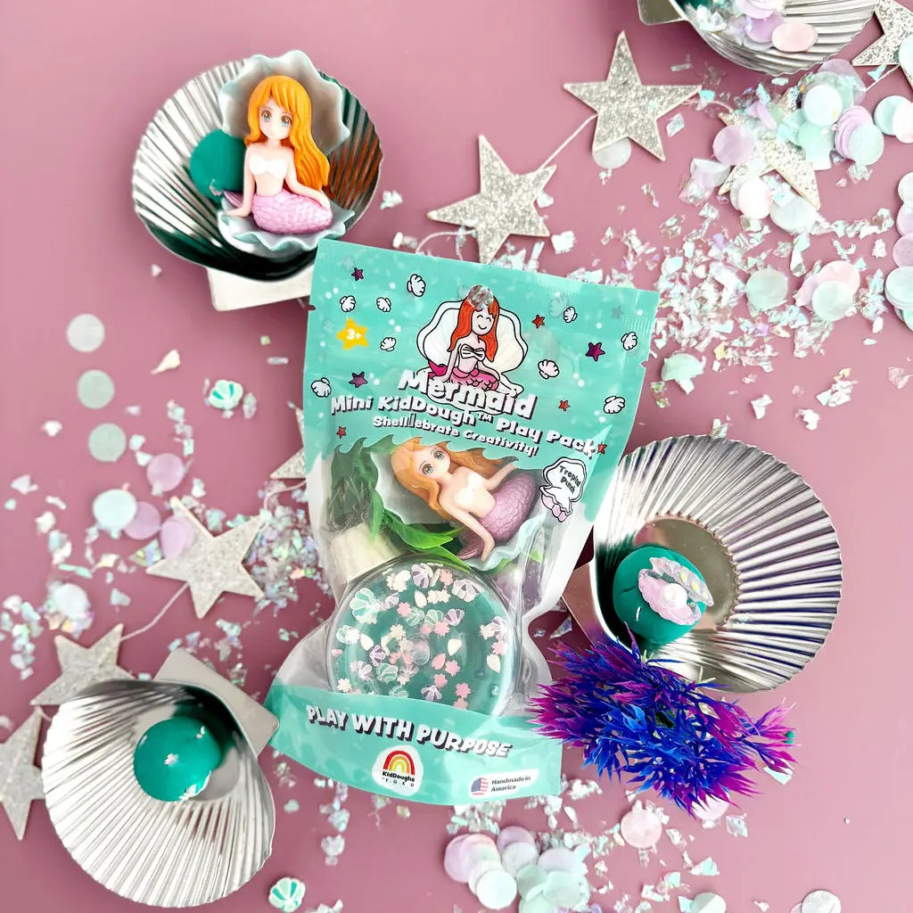 Mermaid Mini Sensory Playdough Kit
