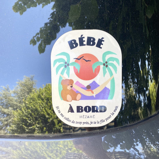 stickers voiture bébé a bord