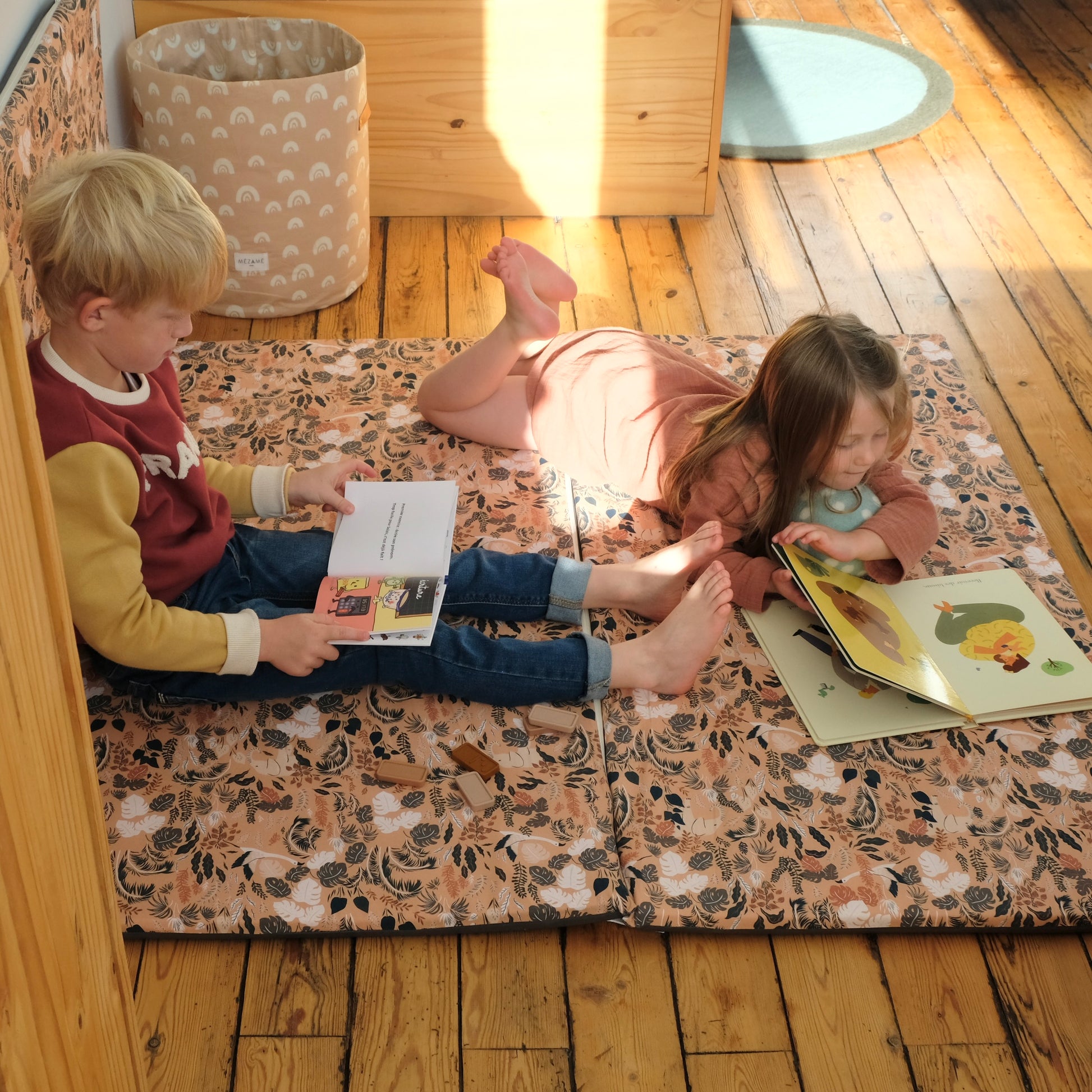tapis d eveil et jeux grand format XXL king size motricite tropico