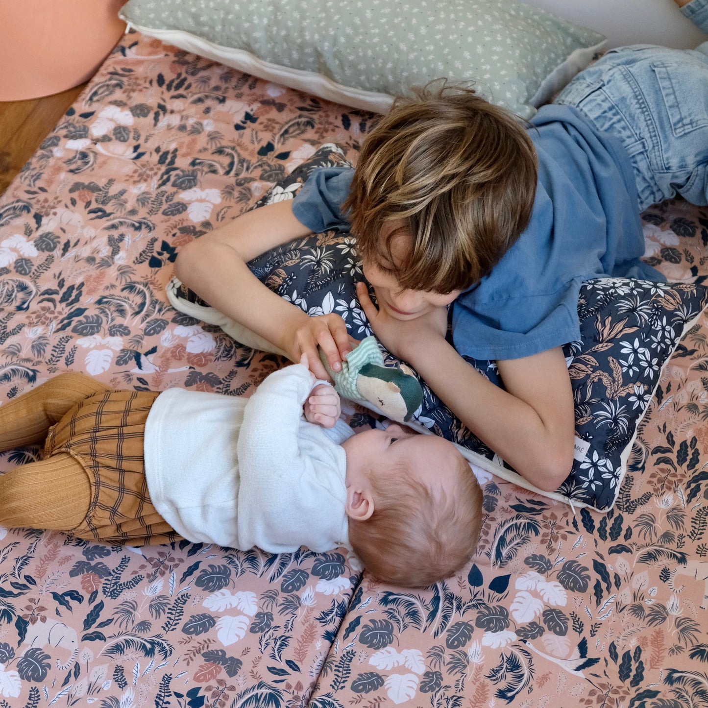 tapis d eveil jeux motricite pastel bébé enfants 