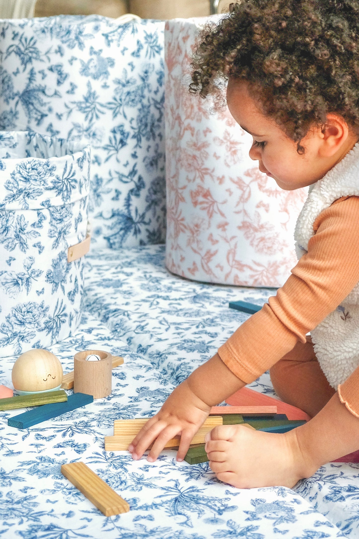 Tapis de vie King Size x Tartine&Chocolat bleu