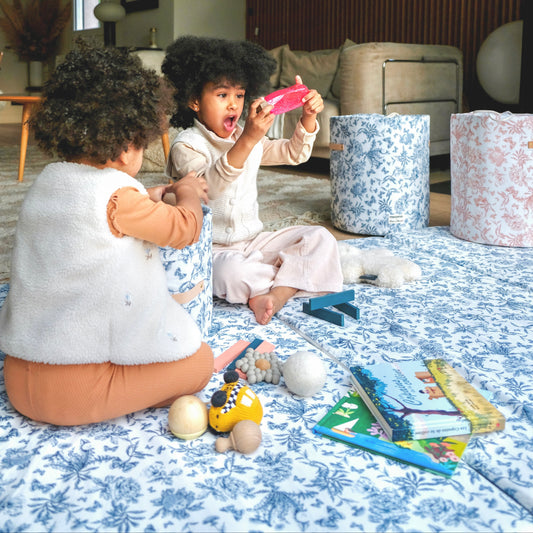 Tapis de vie King Size x Tartine&Chocolat bleu