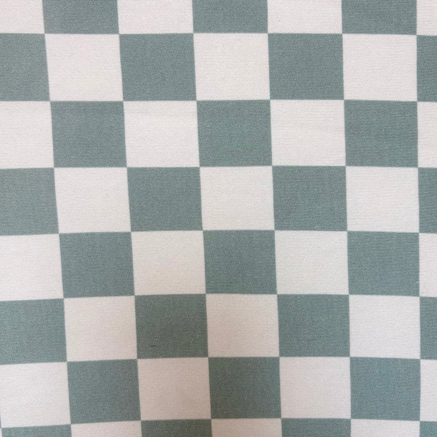 Celadon Checkerboard Living Rug
